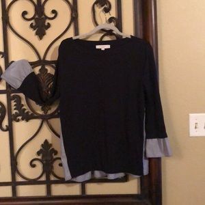 Loft shirt with bell sleeves